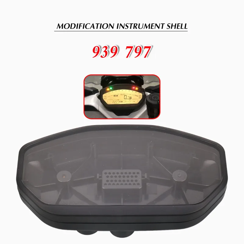 

For Ducati Monster 797 Supersport 939 2017-2021 Motorcycle ABS Gauge Housing Speedometer Tachometer Instrument Case Cover