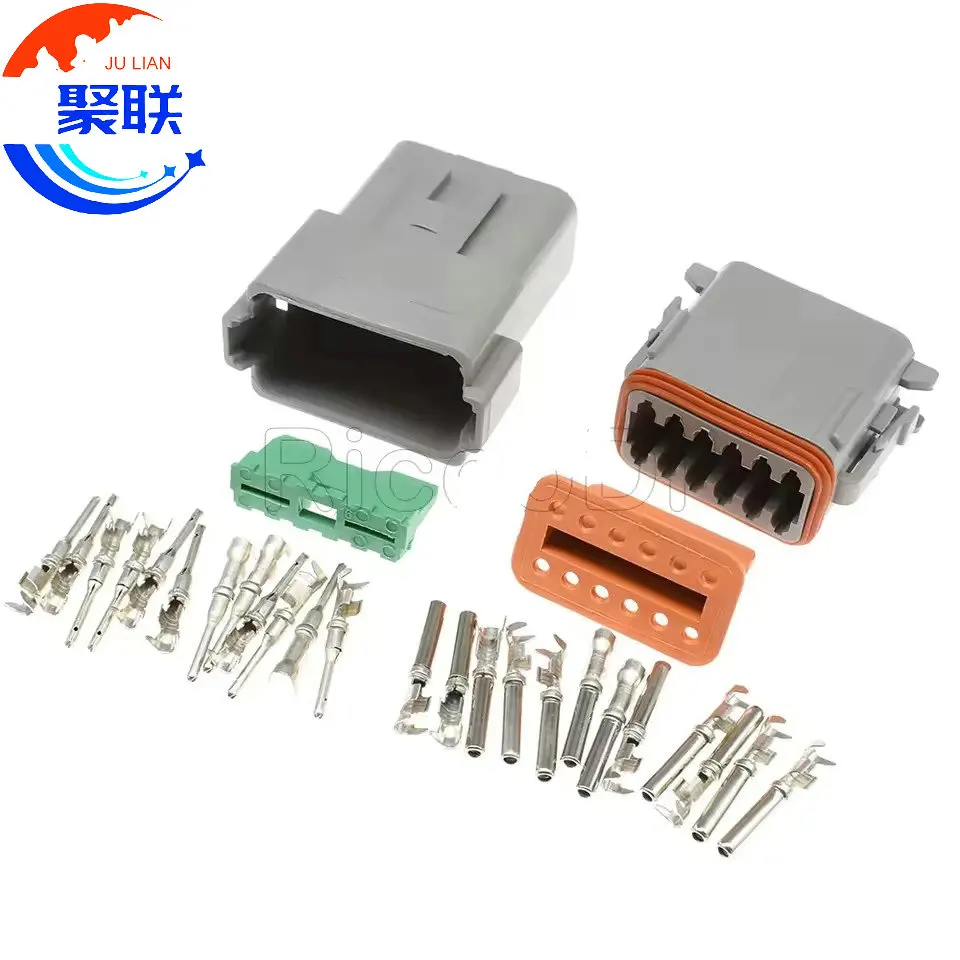 1Set 12Pin AC Assembly Car Unsealed Connector DT04-12P DT04-12PA Auto Window Lifting Cable Harness Plug DT06-12S DT06-12SA