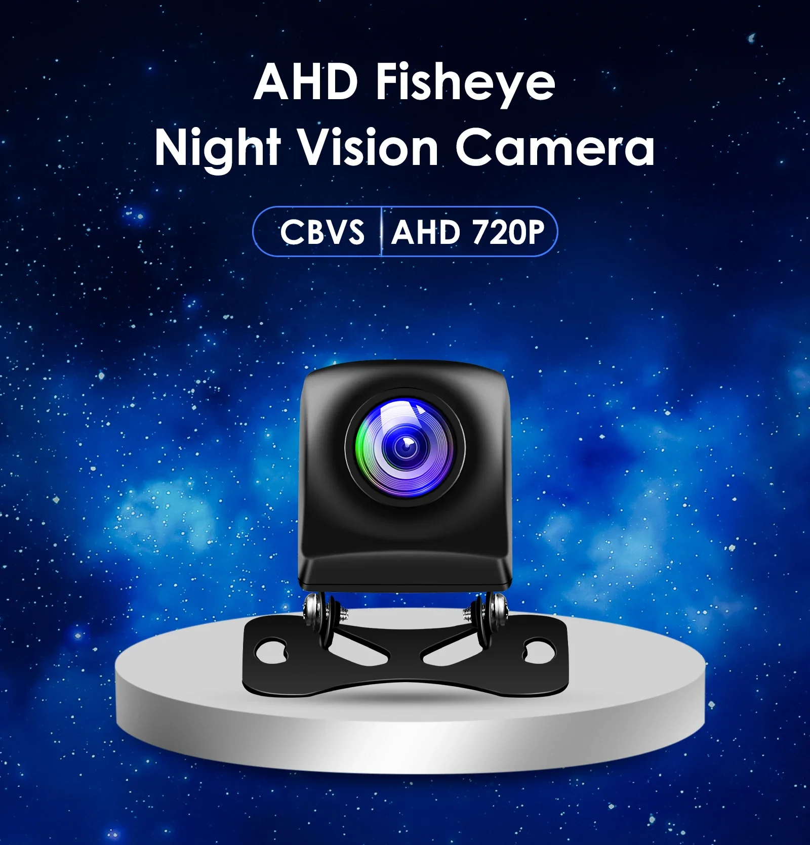 Hizpo 720P 1080P AHD achteruitrijcamera 140 °   150 °   170 °   Groothoek waterdicht nachtzicht Universele omgekeerde parkeerhulp