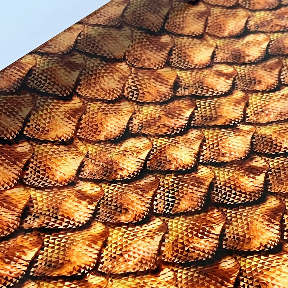 

Water Transfer Printing Film Golden Python Skin Pattern Hydrographic film Hydro Dip Print Film Width50CM