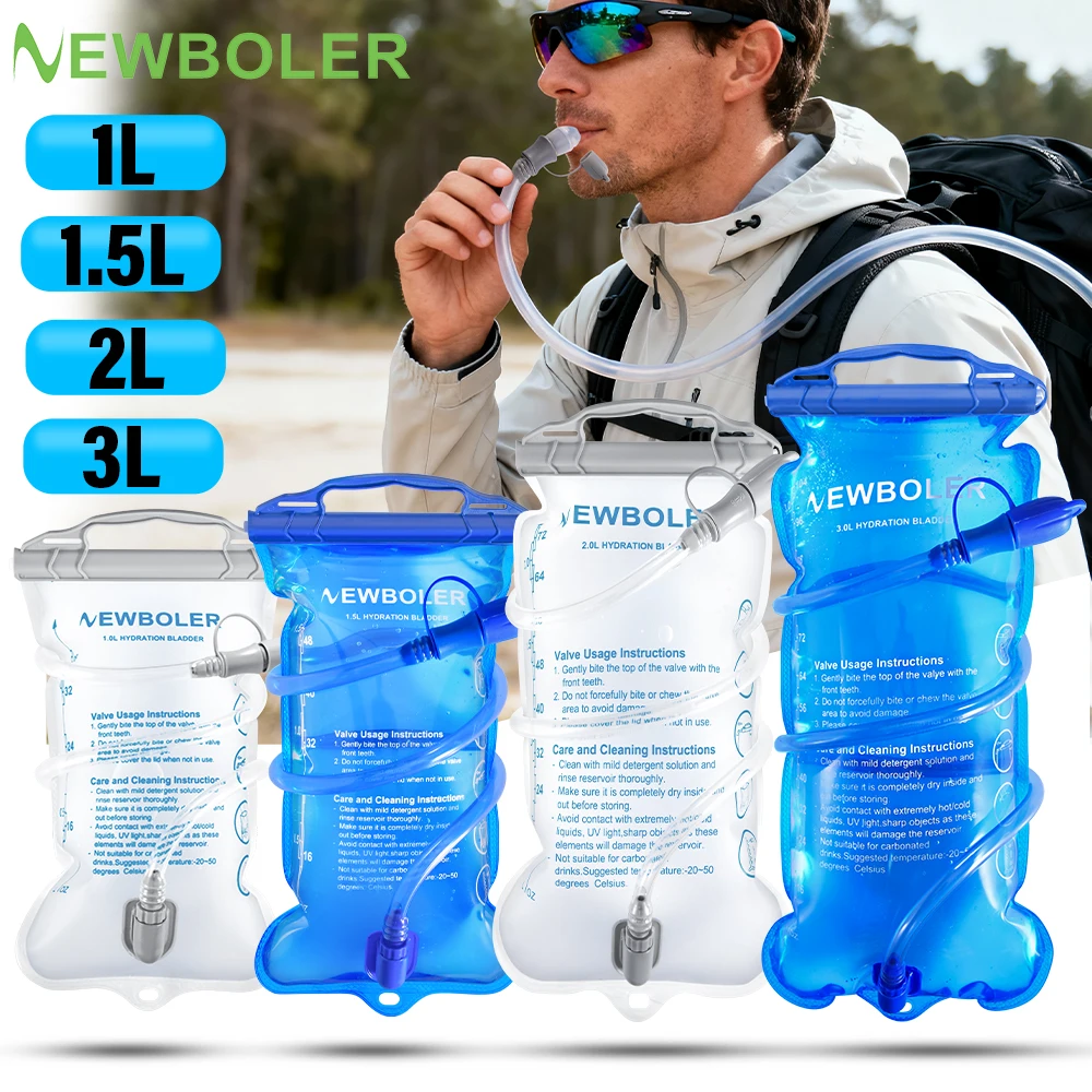 Wasserblase, Wasserreservoir, Trinkrucksack, Aufbewahrungstasche, BPA-frei, 1/1,5/2/3 l, Wasser-Aufbewahrungstasche für Bergsteigen und Wandern