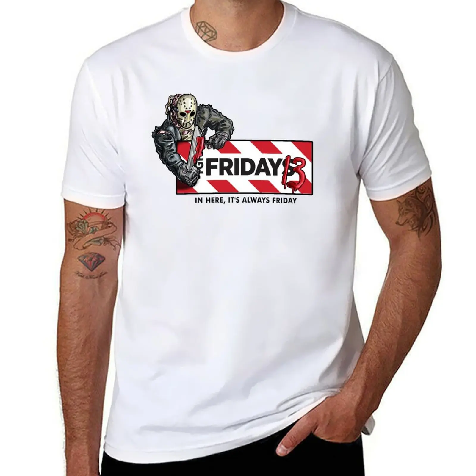 

Jason Voorhees - It's Always Friday the 13th T-Shirt heavyweights shirts graphic animal prinfor boys tee shirts for men