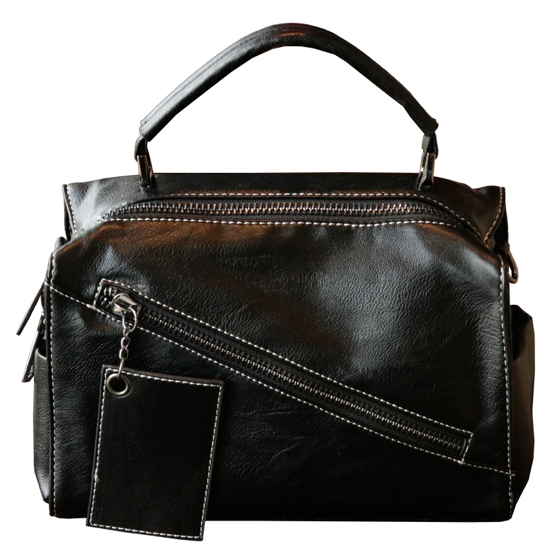 Tas Tangan Persegi Horisontal Fashion Eropa/Amerika Tas Bahu Tunggal Sederhana dan Serbaguna Kapasitas Besar serta Multifungsi