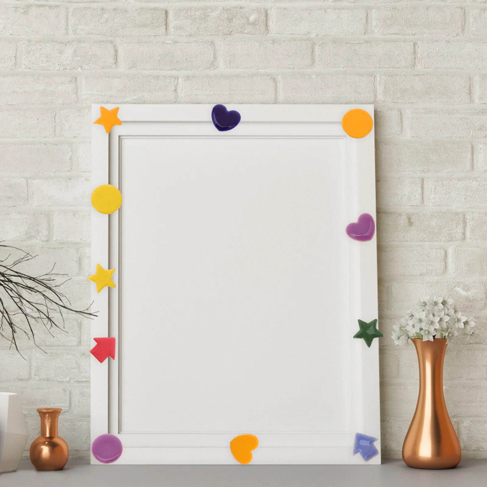 

Ceramic Mosaic Pieces Decorative Tiles Smooth Surface Uniform Thickness DIY Craft Supplies for Wedding Birthday Christmas Baby