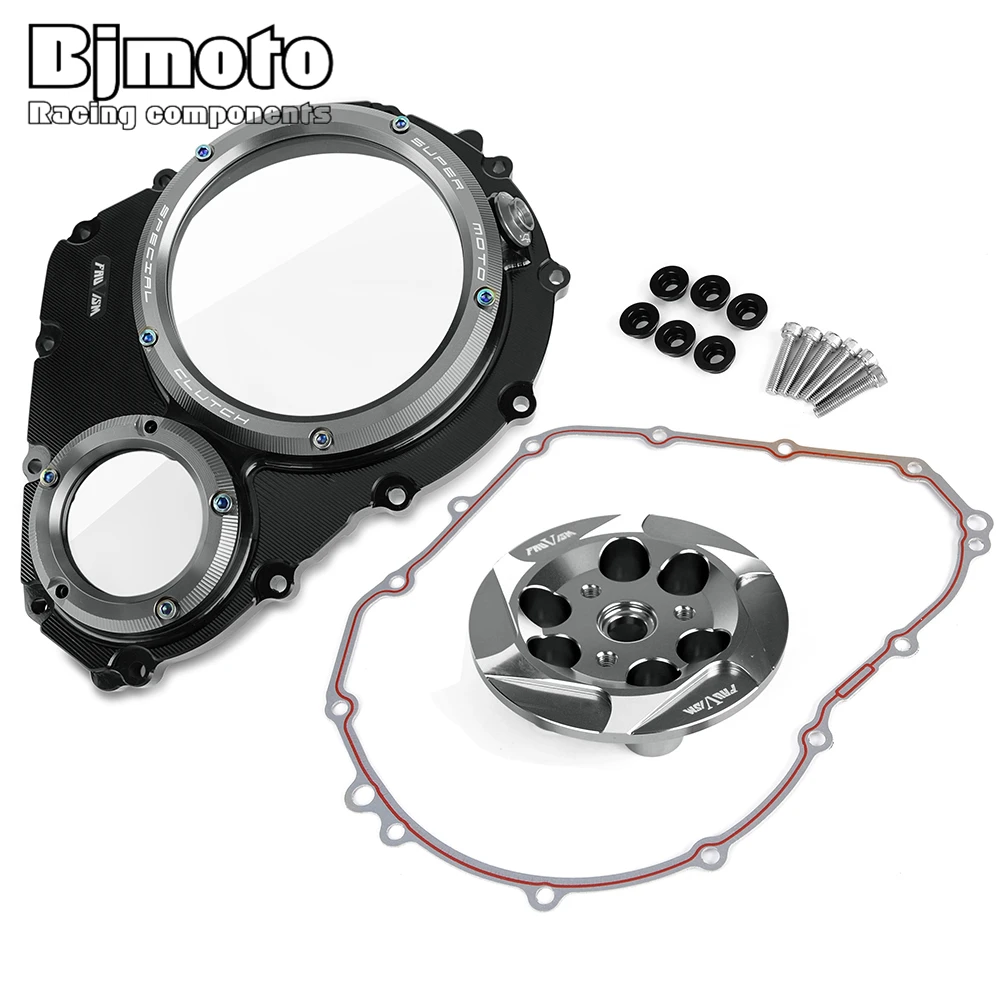 GSXRfemale GSXR750 Racing Engine Clear Clutch Cover pour SUZUKI GSPoly GSX R GSX-R GSPoly 600 750 2006 2007-2020 2021 2022