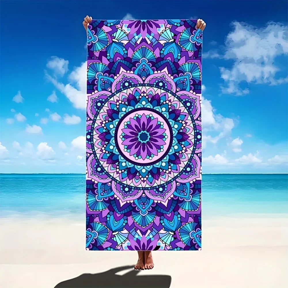 1pc Extra Large Bohemian Mandala Floral Quick Dry Beach Towel Collection Perfect choice for beach vacation party gifts