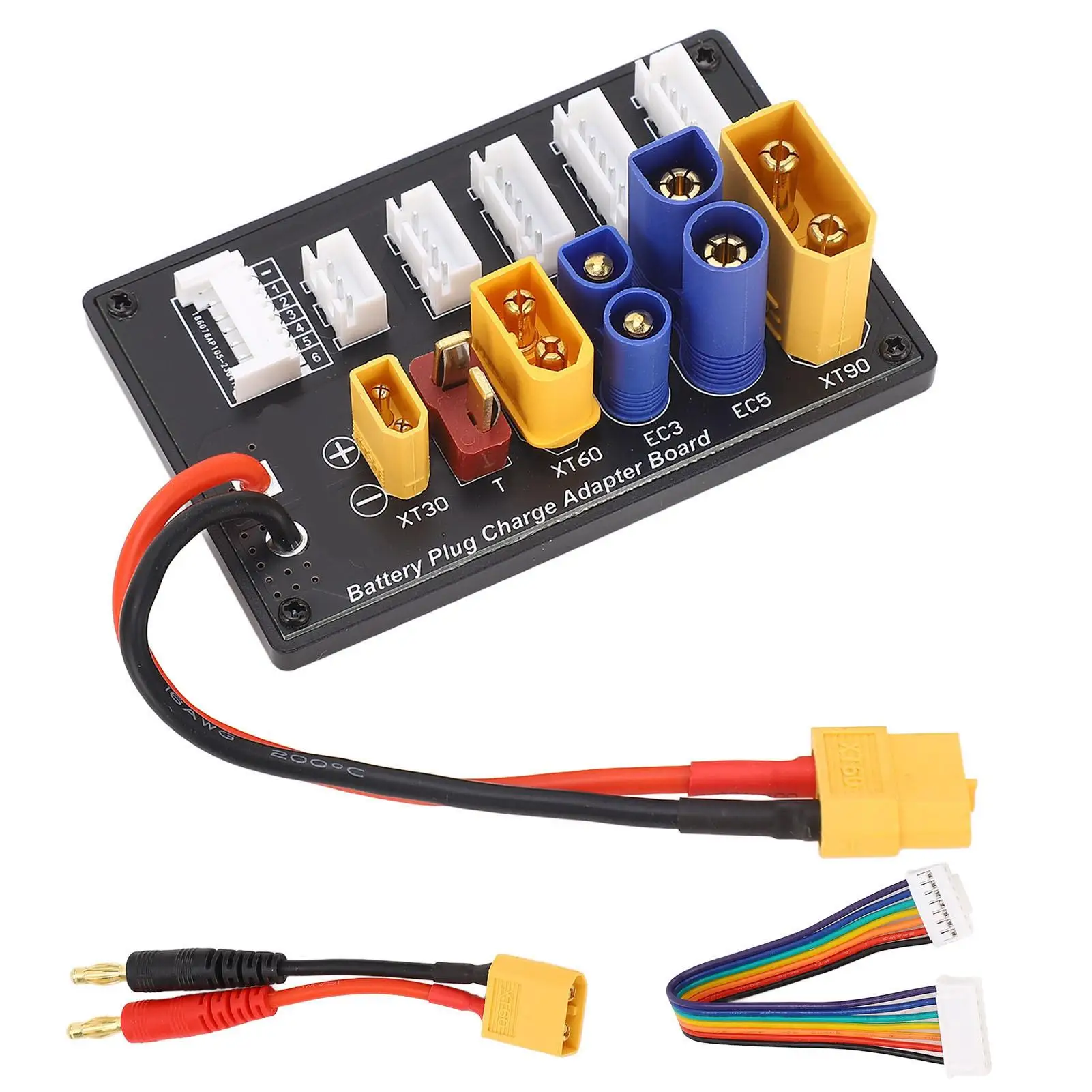 

Versatile Parallel Charging Board for XT90, XT30, EC3, EC5, XT60 - Easy Connection & Balance Charging Solution