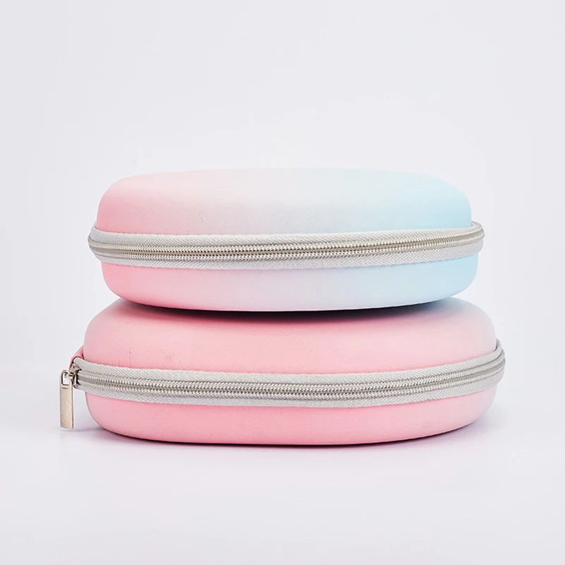 Shockproof Storage Case for EDIFIER W820NB Headphones; EVA PU Waterproof Carrying Bag; Gradient Color Protective Box
