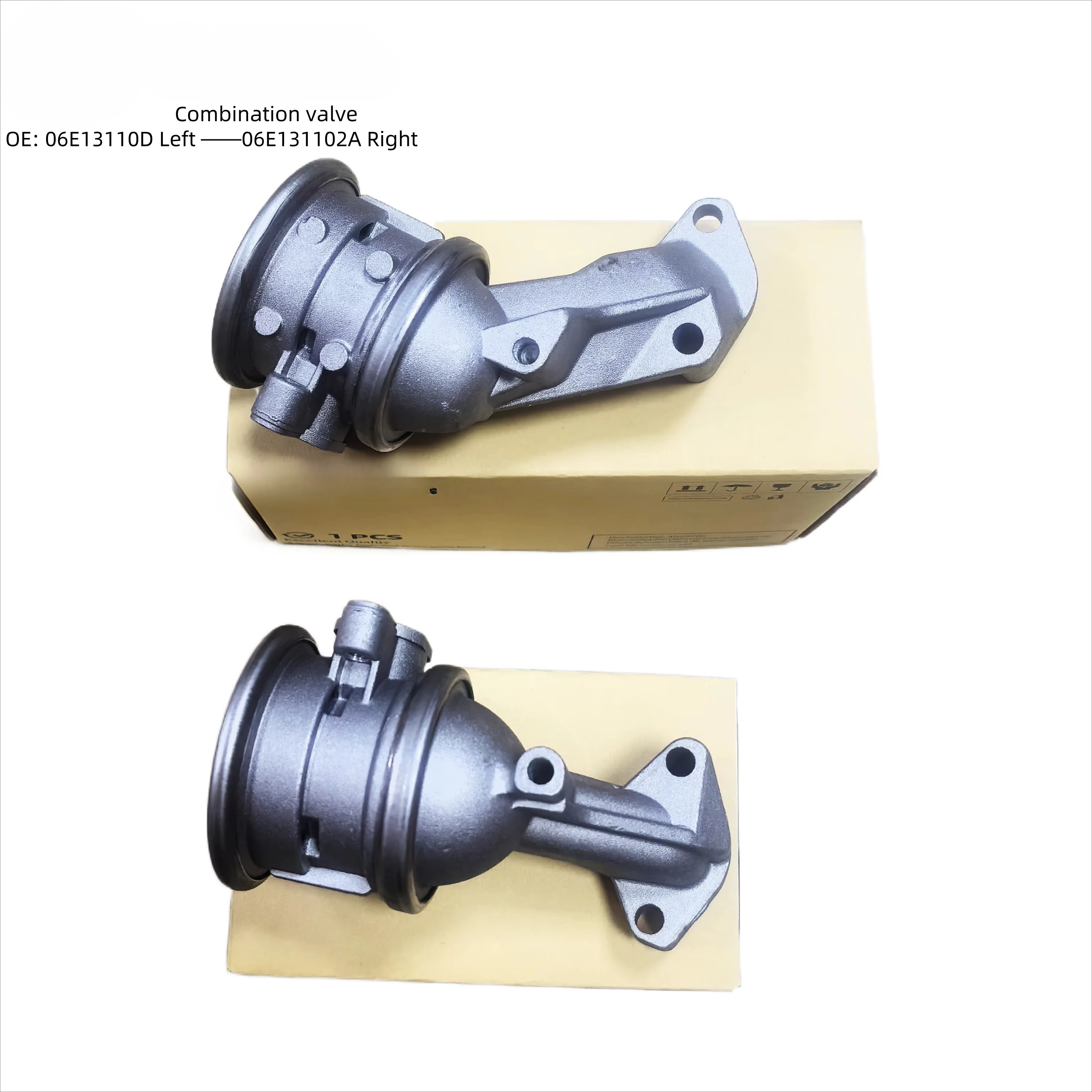 High Quality Combination Valve Left 06E131101D Right 06E131102A For Audi A5 Q5 S5 A6 A6L A7 2008- OE Replacement Brand New