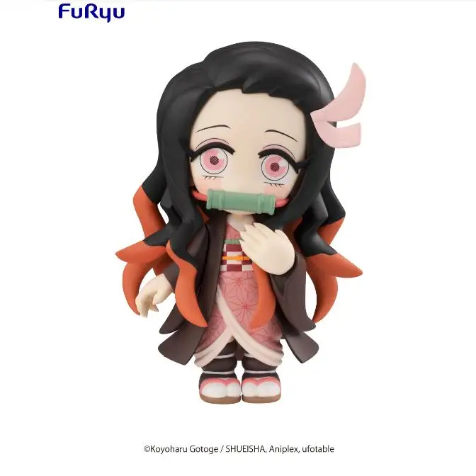 Anime Demon Slayer Kamado Nezuko Cosplay Garage Kits Cartoon Figurine Handmade Model Desktop Ornament Xmas Gift