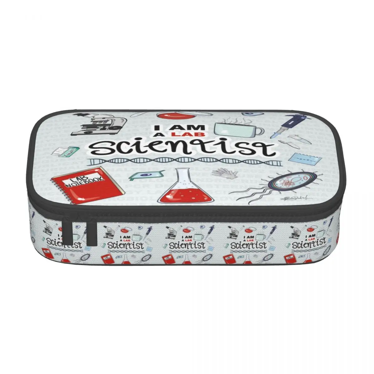 Cute I Am A Scientist Pencil Case for Girls Boys Large Storage Science Physics Chemistry Biology Pencil Box School Supplies