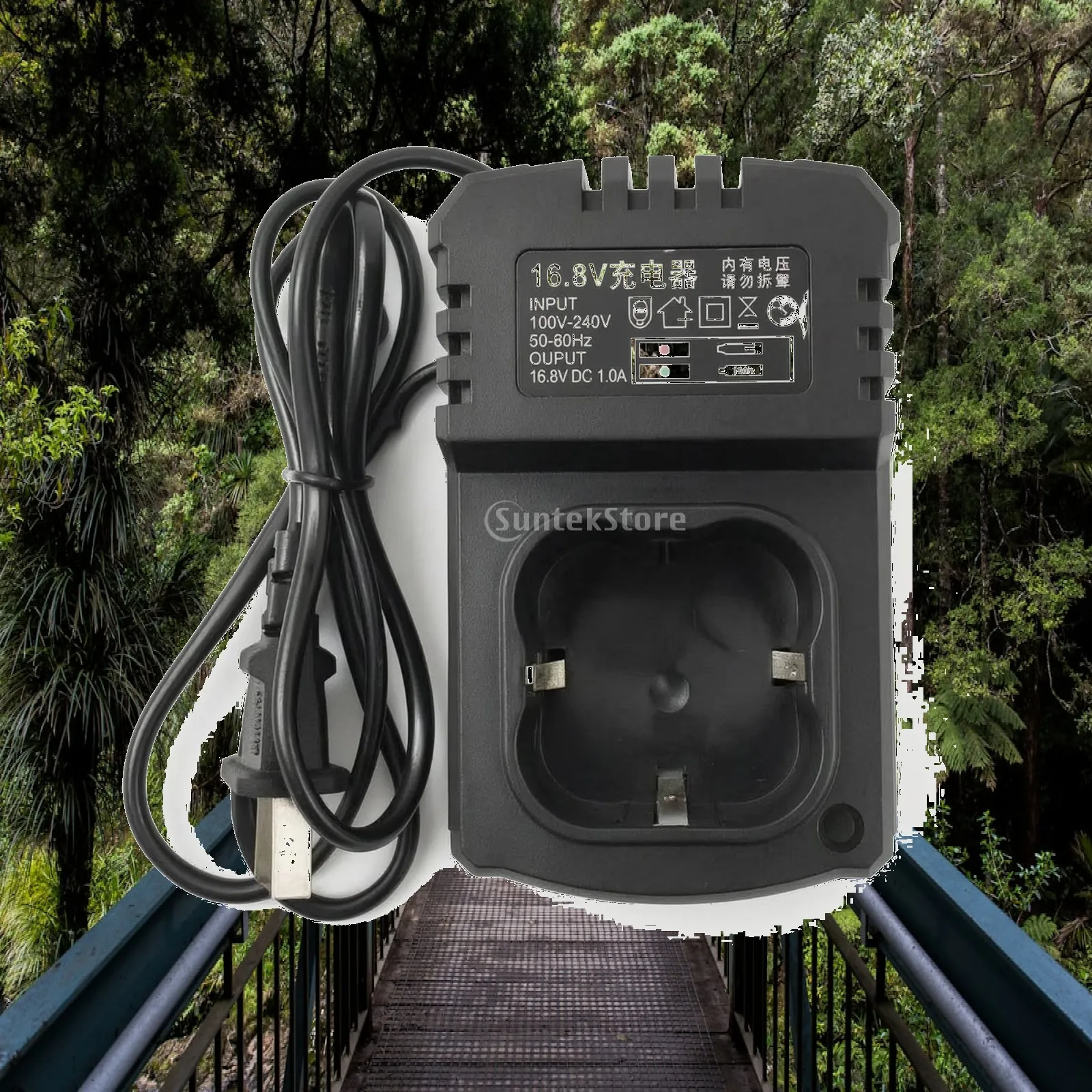 21V Charger for Cordless Drill Power Tool Charging Device with Molded Plastic Housing for Electric Wrench Repair