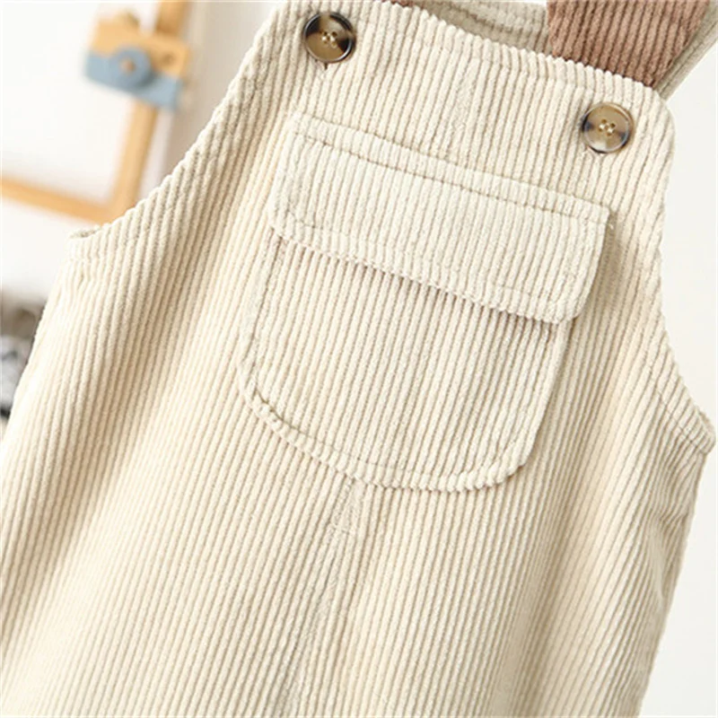 Baby Overalls For Boys Girls Pants Cotton Jumpsuit For Baby Casual Spring Toddler\'s Overalls Girls Casual Corduroy Trousers New