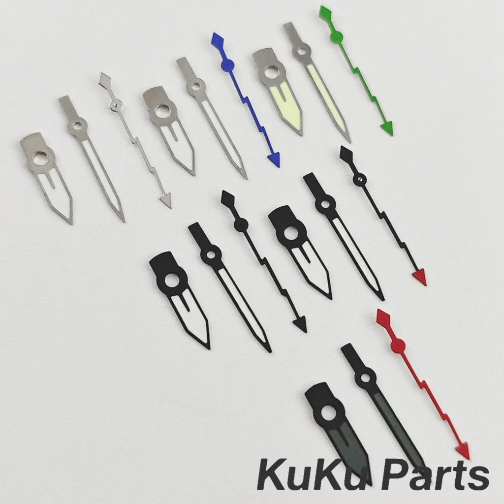 NH35 Hand Lightning Second Hands C3 Green Super Luminous Watches Needles For NH34 NH35 NH36 NH38 Movement Watches Pointers Parts