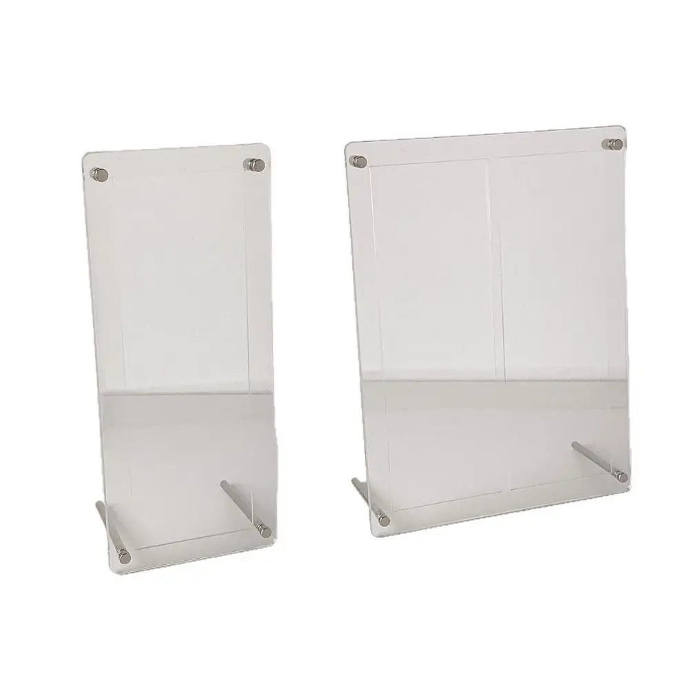 INS Acrylic Photocard Stand Clear DIY Frame Photo Protector Holder Kpop Photocard Frame Life Four Cut