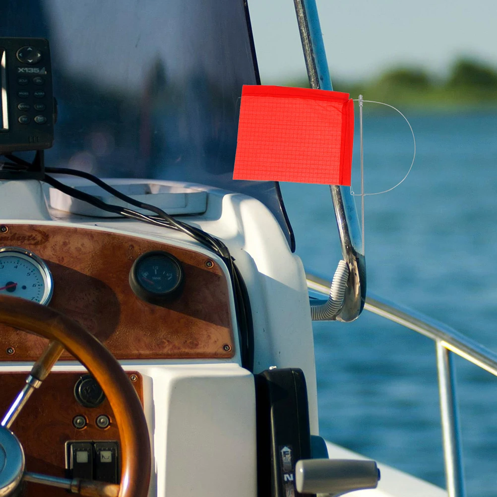 

Marine Wind Flag 195x160 Polyester Sailing Indicator Outdoor Heavy Duty Windsock Boat Yacht Direction Flag Practical Decorative