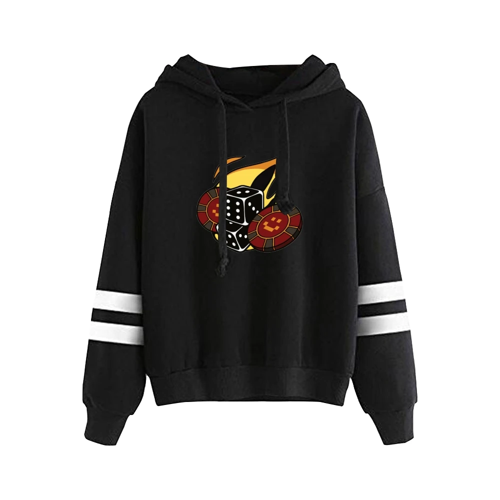 

2026 Quackity Las Nevadas Merch Unisex Pocketless Parallel Bars Sleeve Sweatshirts Men Women Hooded Pullover Fashion Clothes