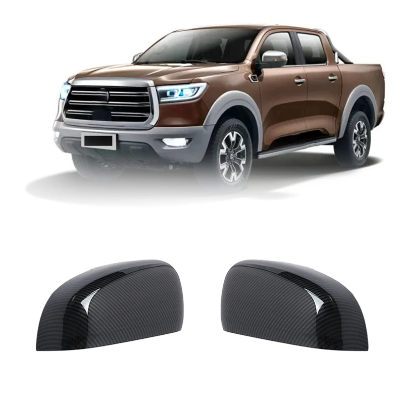 Car Rearview Mirror Cover Mirror Shell Accessories For Great Wall Cannon GWM Poer Ute 2021 2022