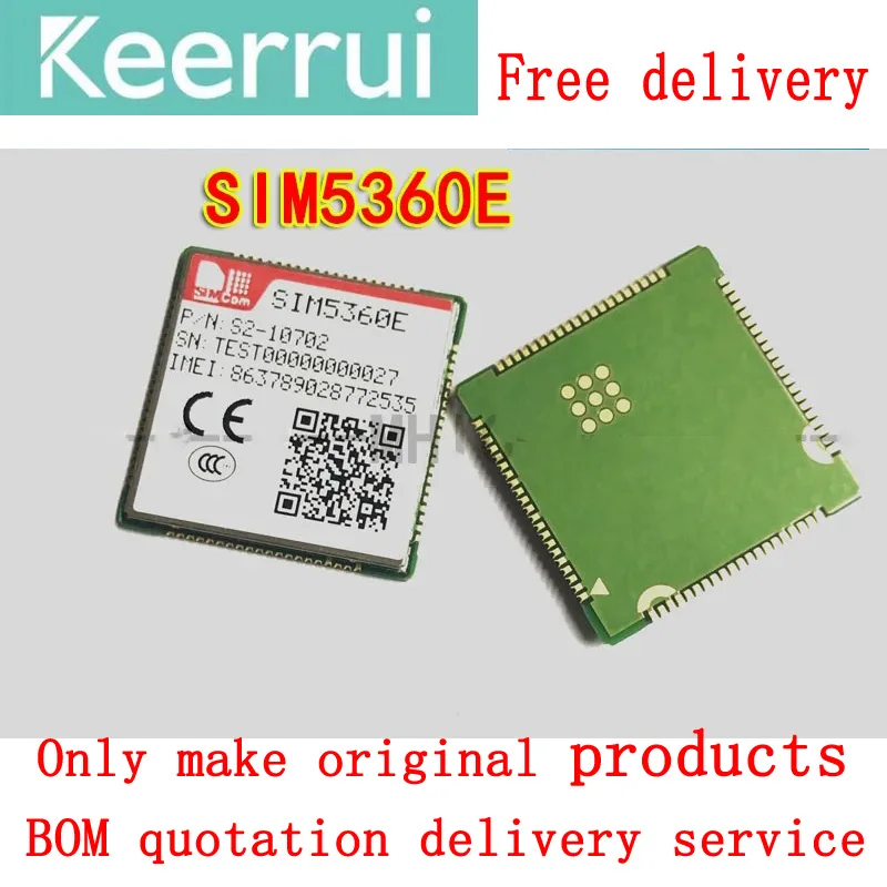 1~10PCS/LOT free postage chip Xutong SIM5360E 3G WCDMA module is compatible with SIM5320E A5360E