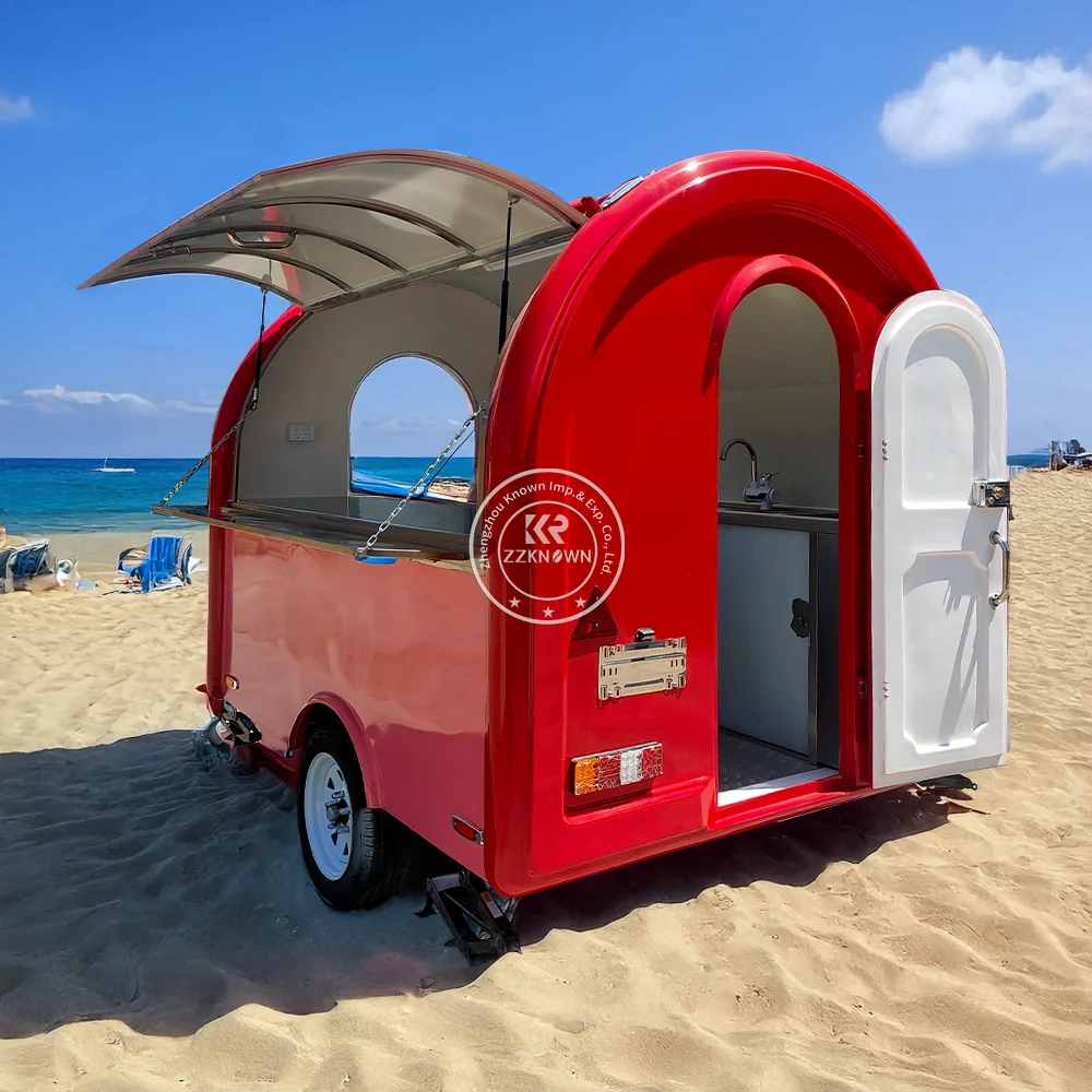 

Mobile Outdoor Food Truck Pizza Coffee Hot Dog Cart Commercial Street Coffee Kiosk Custom Food Trailer With Full Kitchen