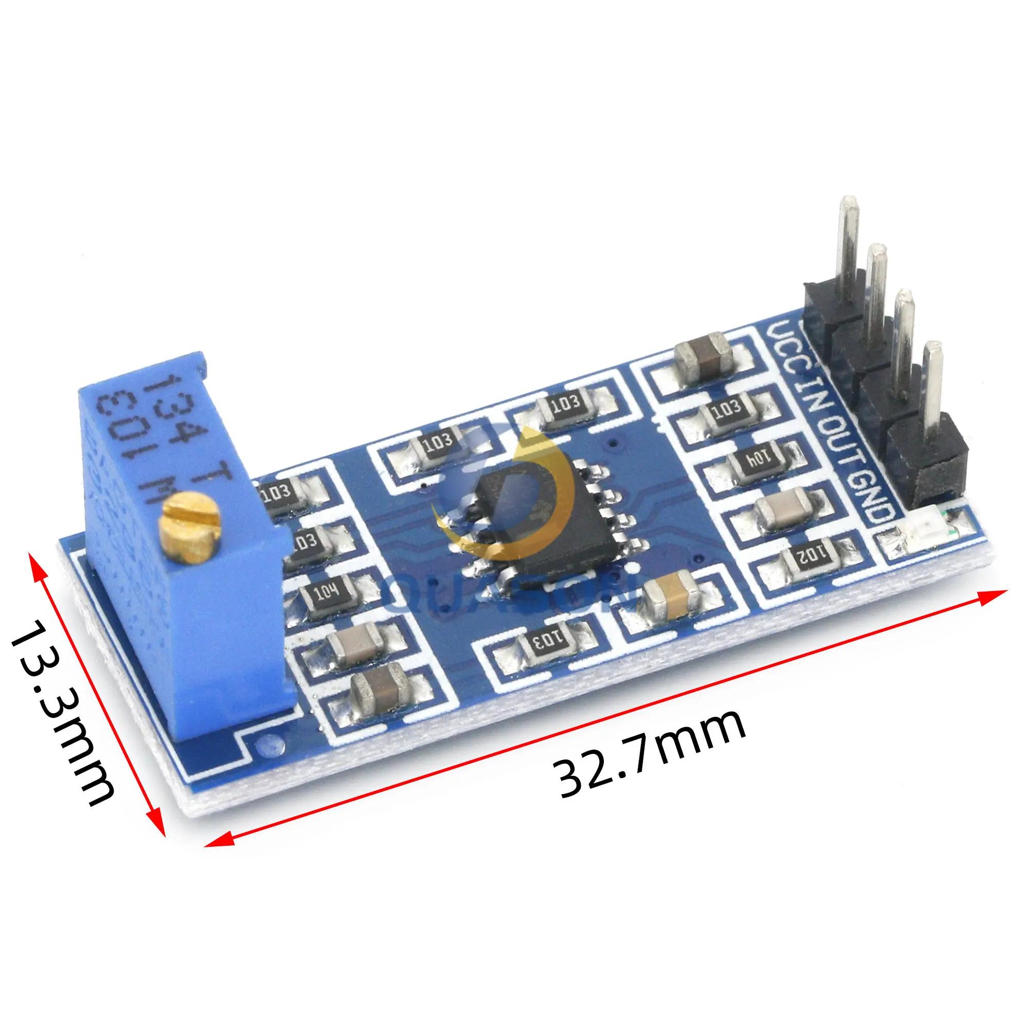 1PCS NEW LM358 100 Times Gain Signal amplification Module Operational amplifier Module