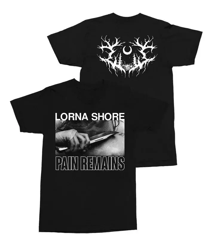 Футболка унисекс Lorna Shore-douleur reste из черного хлопка, размеры S-5XL, модель ZL037