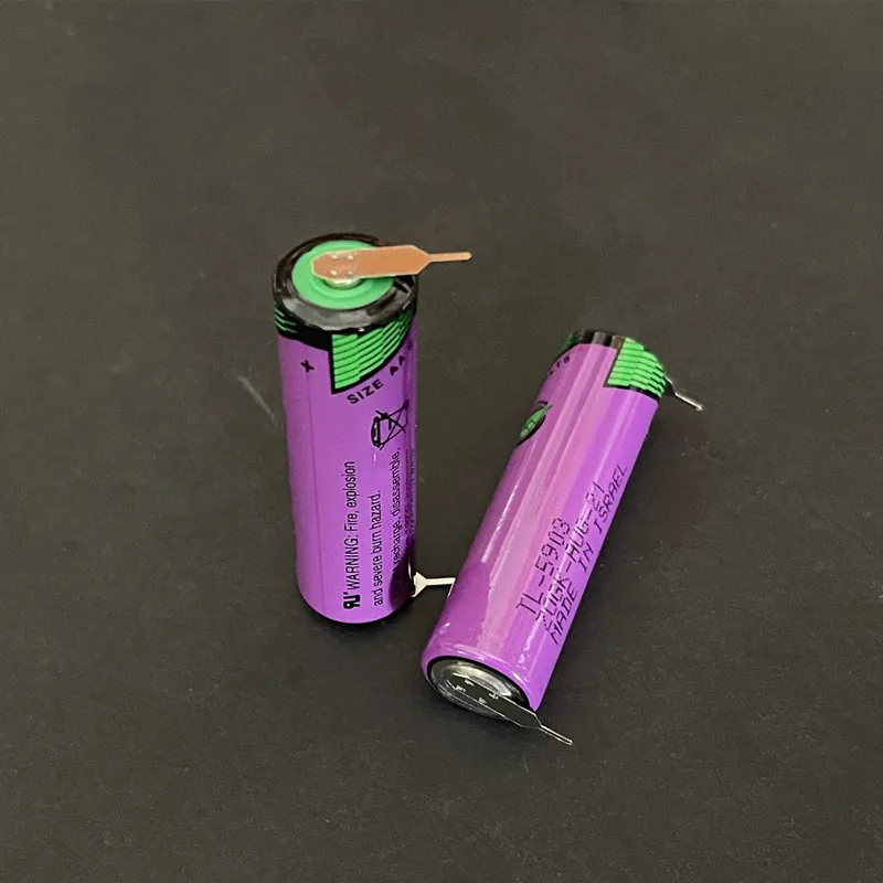 10 個オリジナルイスラエル TADIRAN TL-5903 14500 3.6V 2400mah 単三電池 PLC CNC 非充電式リチウム電池ステッチ付き