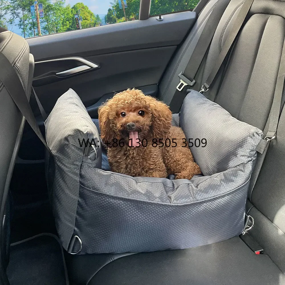 

Custom Logo Outdoor Travel Waterproof Luxury Comfortable Soft Easy Clean Pet Car Seats for Dogs