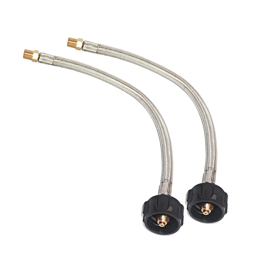 Geflochtener Propanverbindung aus Draht – robuster und verschleißfester Edelstahl und sorgfältig gefertigt, 38,1 cm