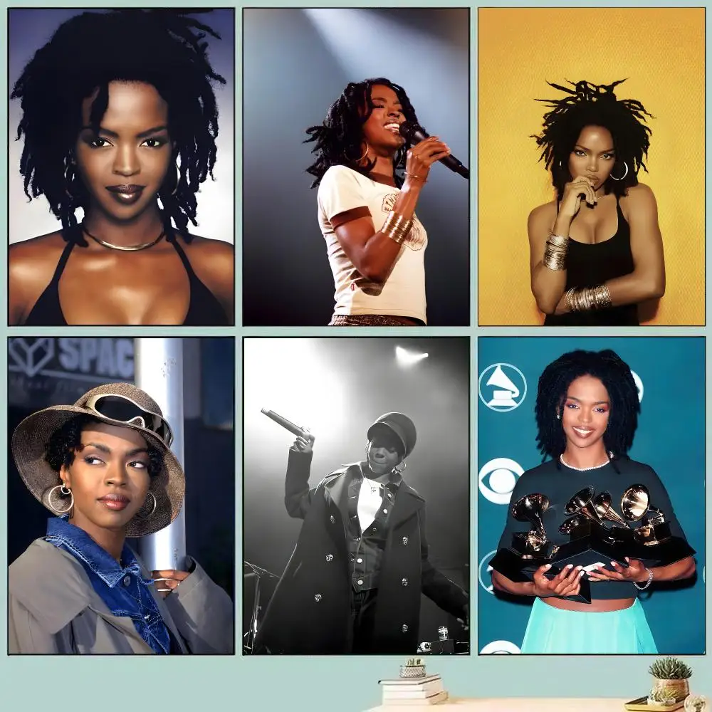 Singer L-Lauryn Hill Poster Room Decor Home Wall Art Printing Waterproof Garage Bed Room Posters Gift