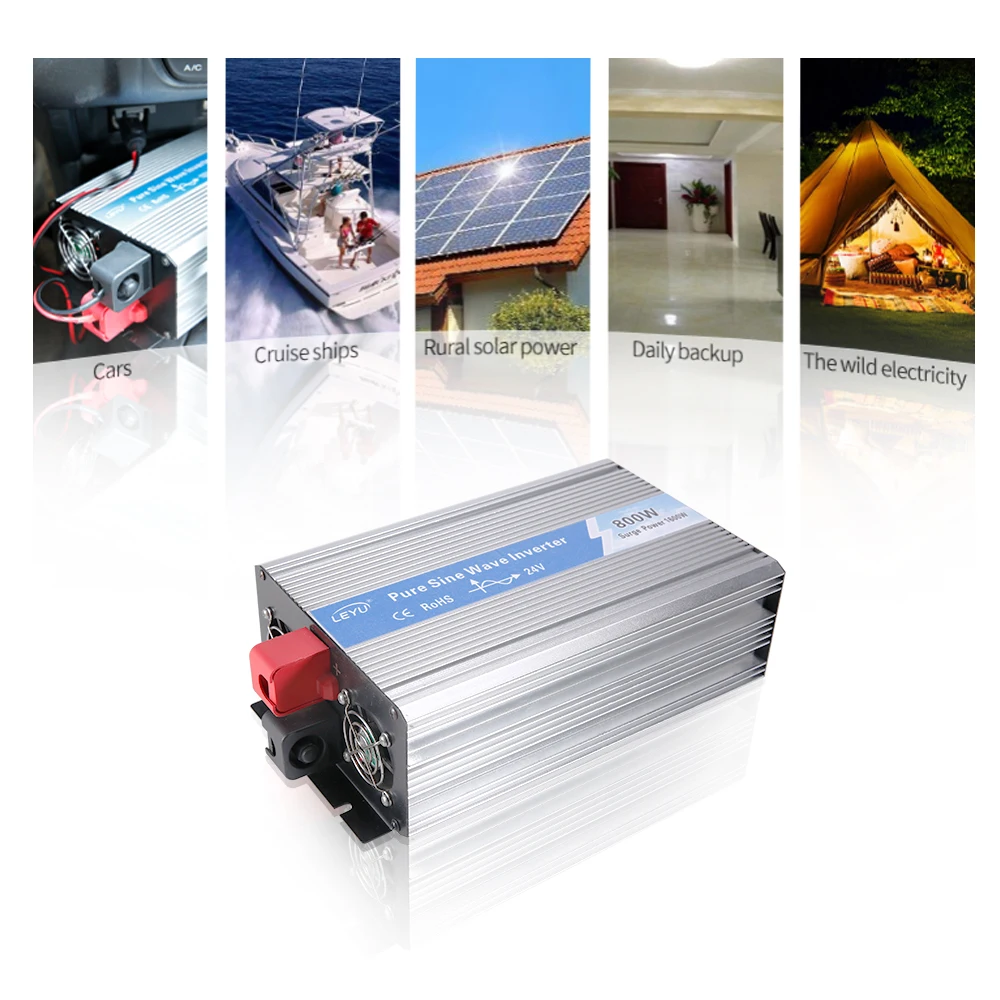 OPIP-800 DC AC 24v to 110v/220v Pure sine wave single output powerful power inverter OPIP-800