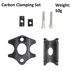 New Carbon Fiber Seatpost Clamping Head Base Cover Accessories Mountain Road Bike Seatposts Carbon Top Cap For Rear Seat Post