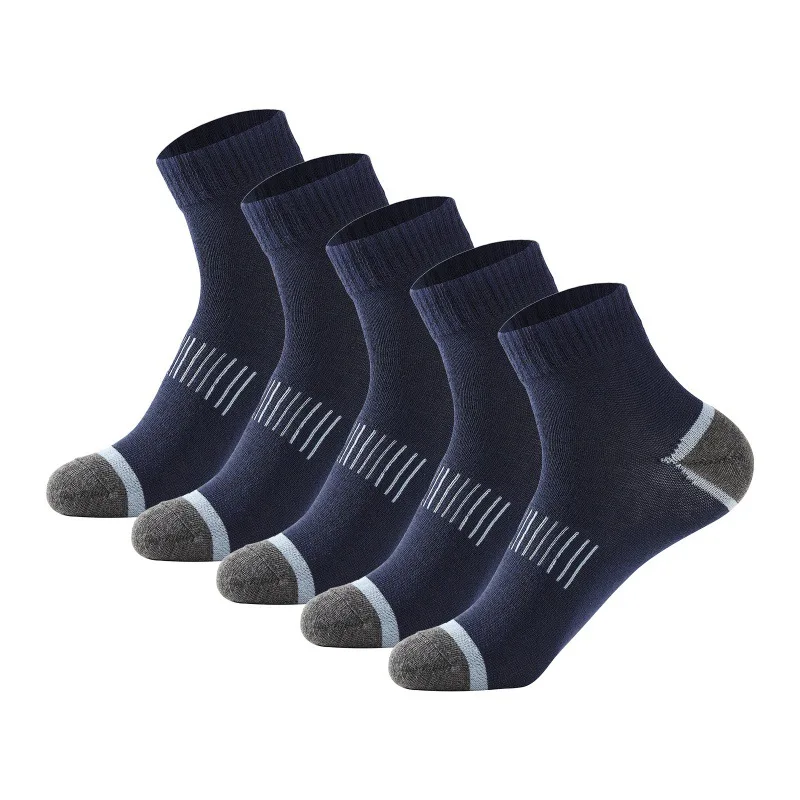 20 Paar Herren-Baumwollsocken-Set in großen Größen 38-45 – Lässige, atmungsaktive Sport- und Wintersocken in Schwarz – Bequeme, hochwertige gepolsterte Crew-Socken