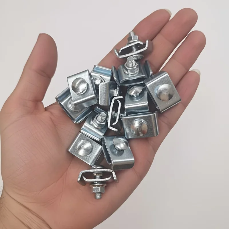 Multiple Rope End Connectors for Galvanized Grid Wall Clamps & Mesh Cable Tray Kits, for Connecting Grid Panels