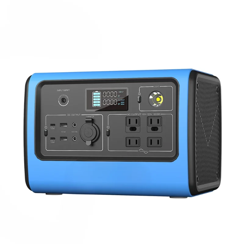 Portable Outdoor Power Energy Storage Battery Pure Sine Wave 1000w Portable Outdoor Power