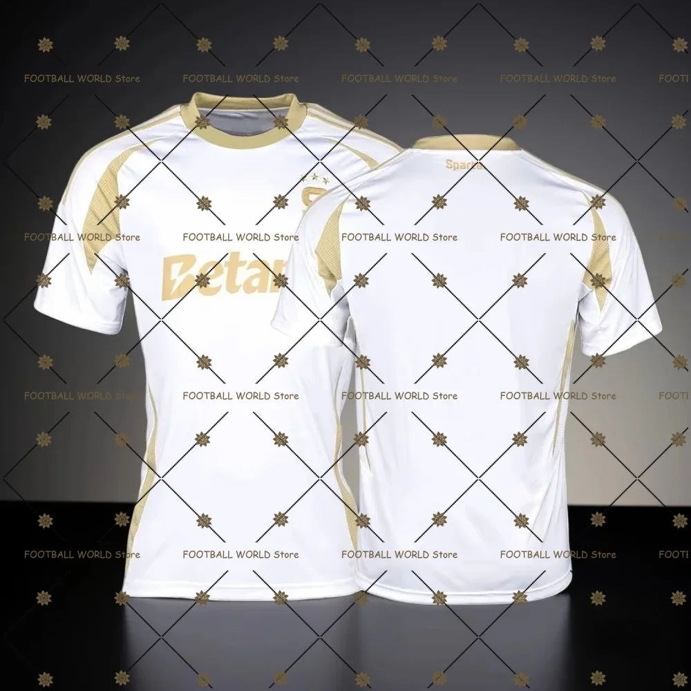 

Football Jersey Men Women Clothes 2025 New Sparta Prague Jersey Breathable Quick-Drying Oversized Lightweight Elastic Clothes