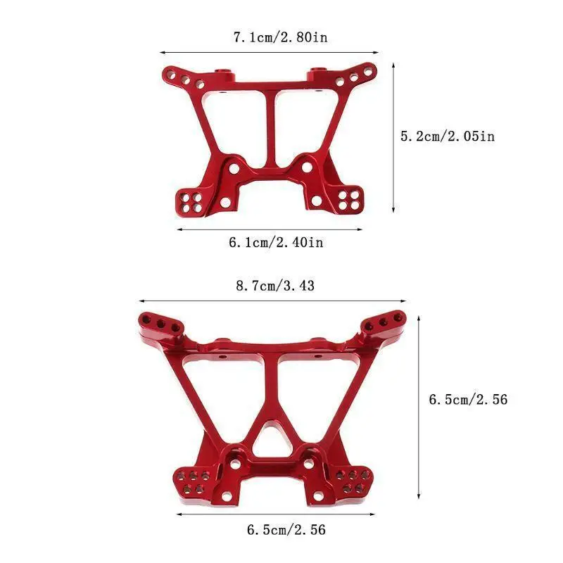 อลูมิเนียมด้านหน้า/ด้านหลัง 6839X 70392 อะไหล่อัพเกรดสําหรับ Stampede Rally Baja Traxxas 1/10 SLASH 4X4