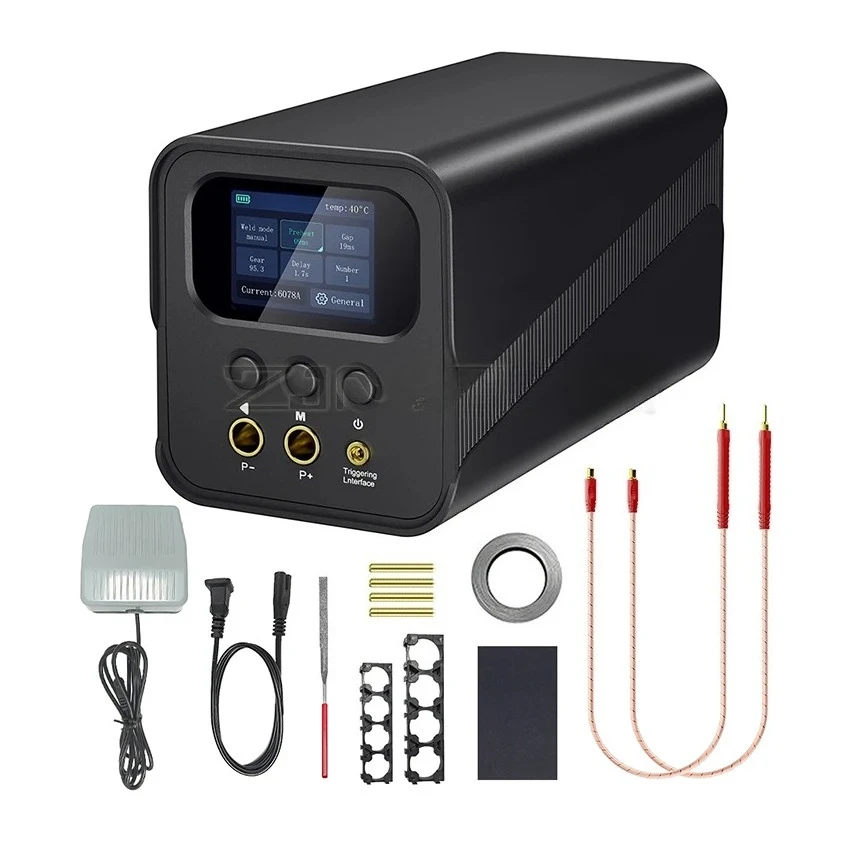 2025 hot sale SK-10P Portable Spot Welder For 18650 Lithium Battery Spot Welding Machine With 2.0-inch Color Screen Display