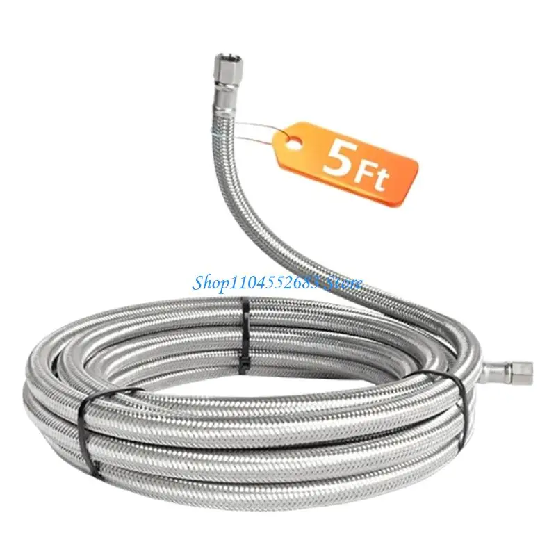 Refrigerator Water Line Water Line Braided Water Hose For Fridge Ice maker Reverse System Water Filter