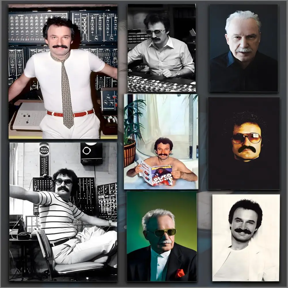 Giorgio Moroder Poster Durable HD PVC Wall Art - Waterproof Soundproof For Home Office Bar