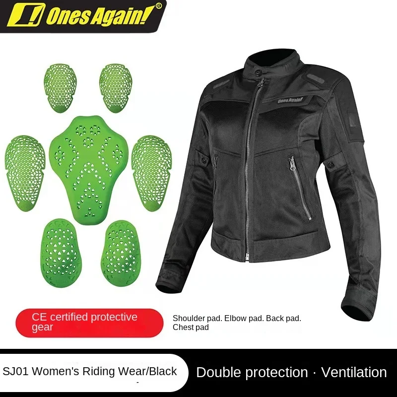 Summer Motorcycle Riding Suit Women's Motorcycle Jacket Racing Rally Clothing Anti-drop Breathable Rider All Seasons Gear