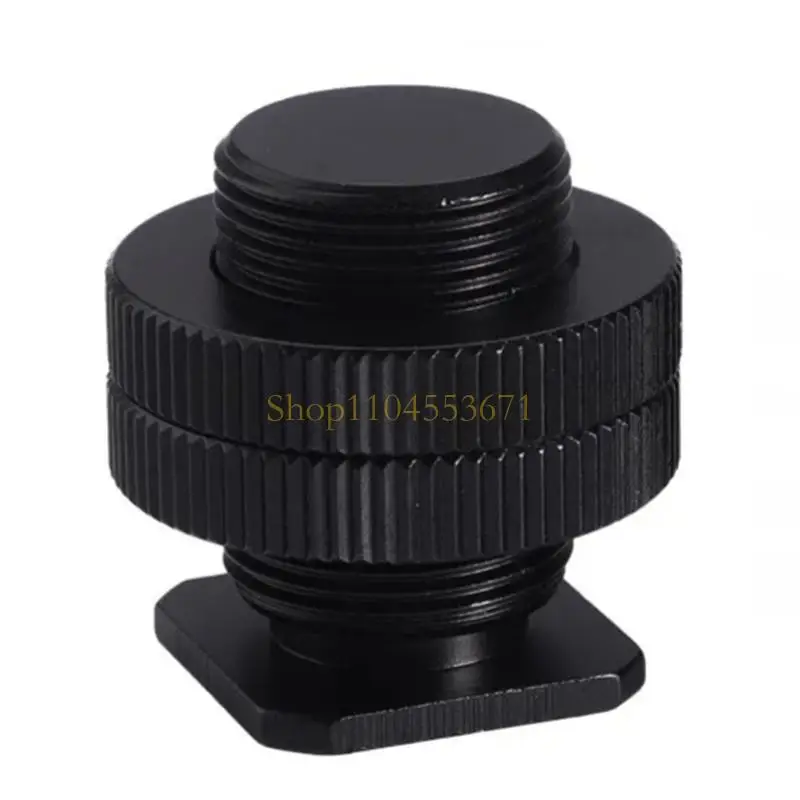 

Best Seller 5/8inch to 1/4inch Screw Metal Shockproof Clip Hot Shoe Adapter for Camera Tripod Head Microphone Mic Mount Bracket