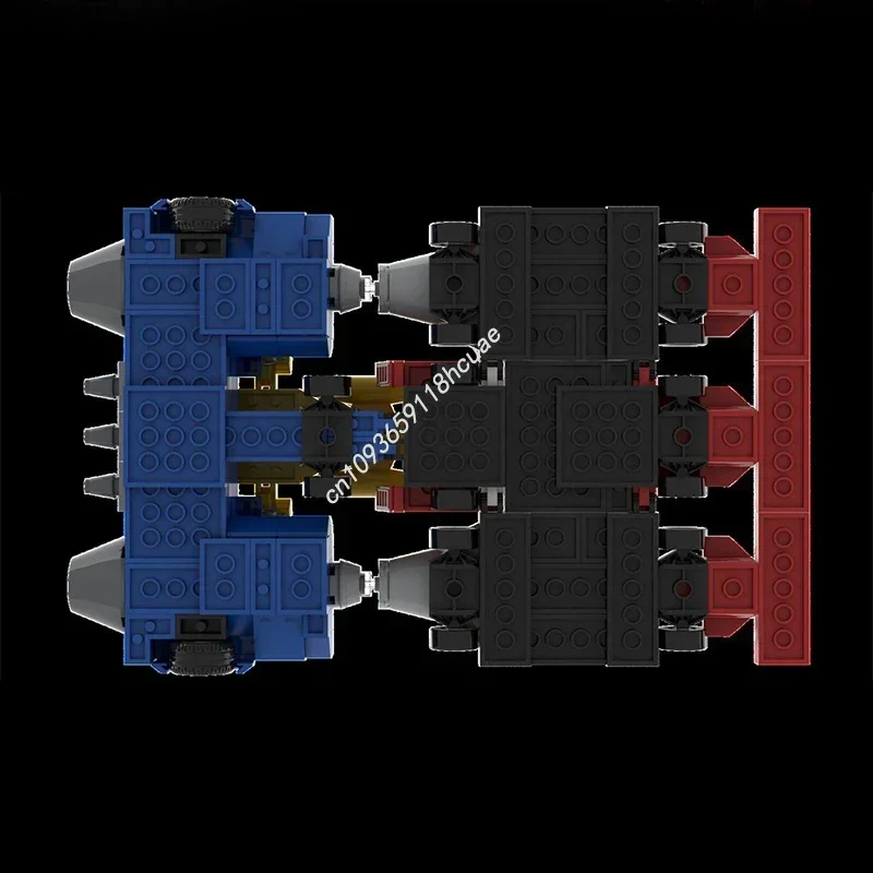 665 pièces - City Champions SuperCar Gattiger - Modèle de blocs de construction MOC - Jouets éducatifs créatifs - Cadeaux de Noël pour enfants - DIY