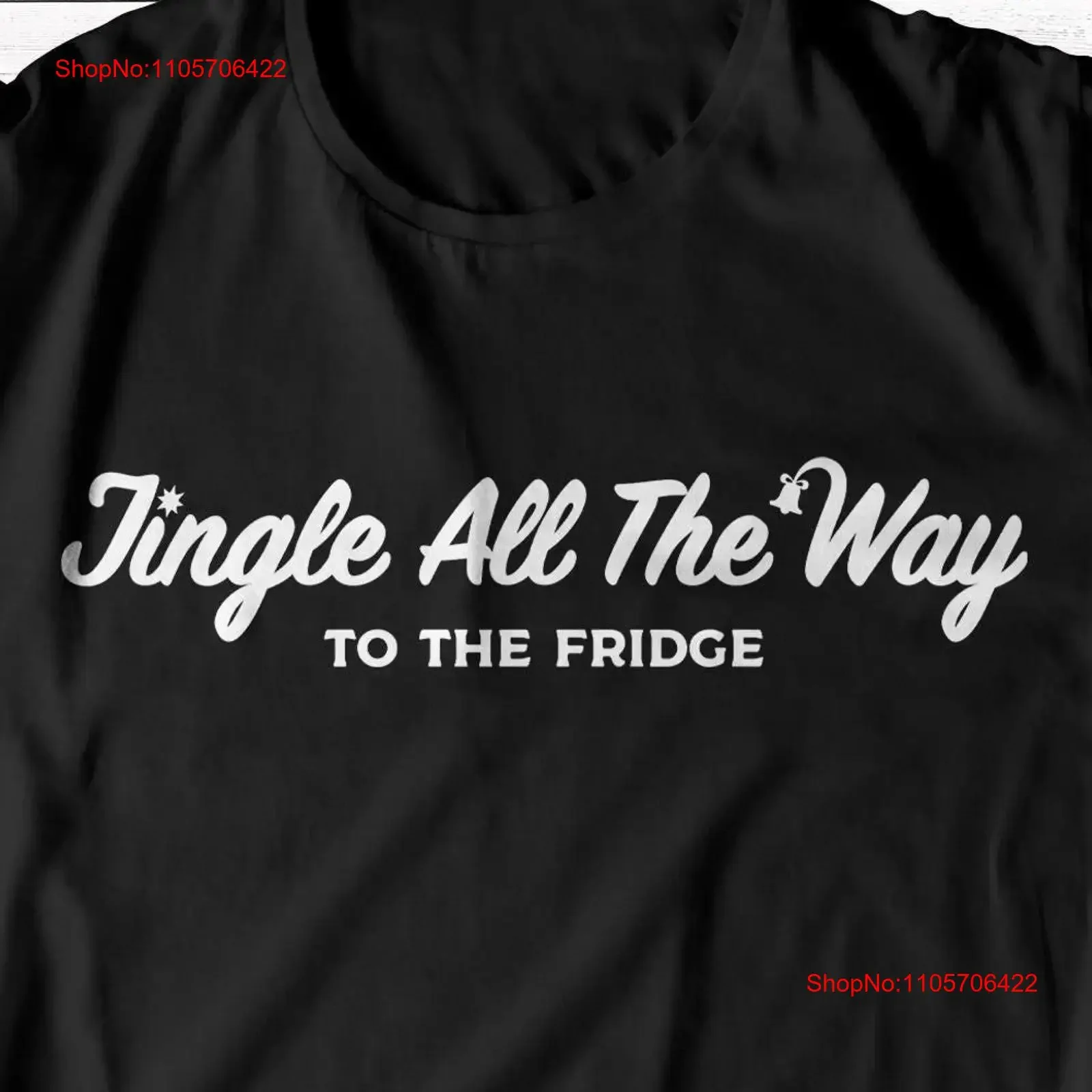 Funny Holiday T Shirt for Food Lovers Christmas Jingle All The Way Festive Apparel Kitchen Humor vintage Washed Slightly