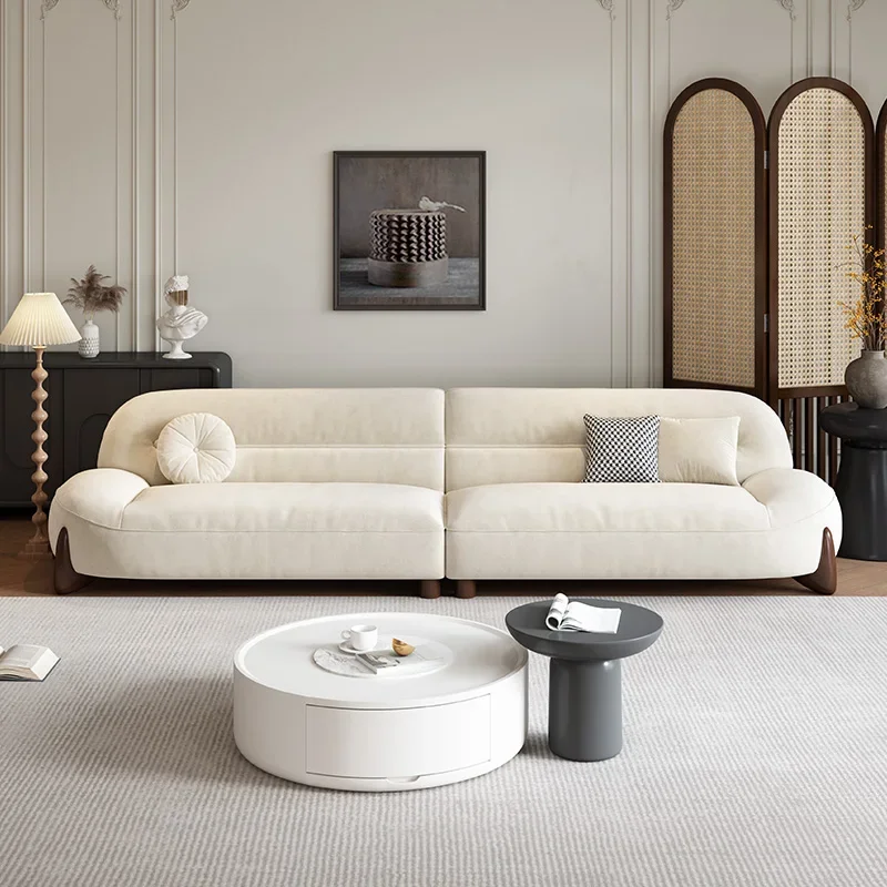 Comfortable White Sofas Living Room Fillers Modern Choice Puffs Sofa Lazy Floor Designer Divano 2 Posti Unique Furniture