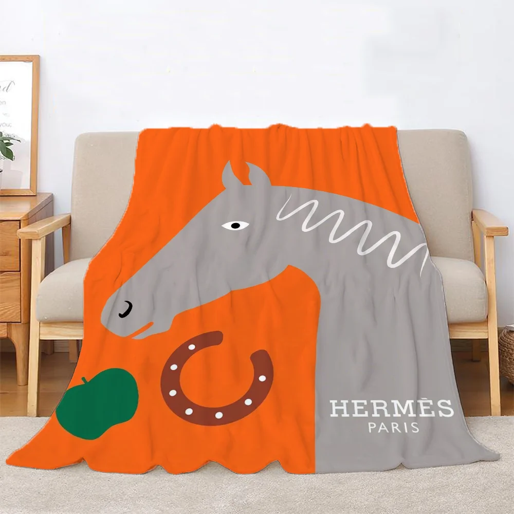 Hermess Warm Blanket Bed Sofa Blankets & Throws Cobija Luxury Throw Blankets for Adults Thin Wadding Blanket King Size Knee Nap