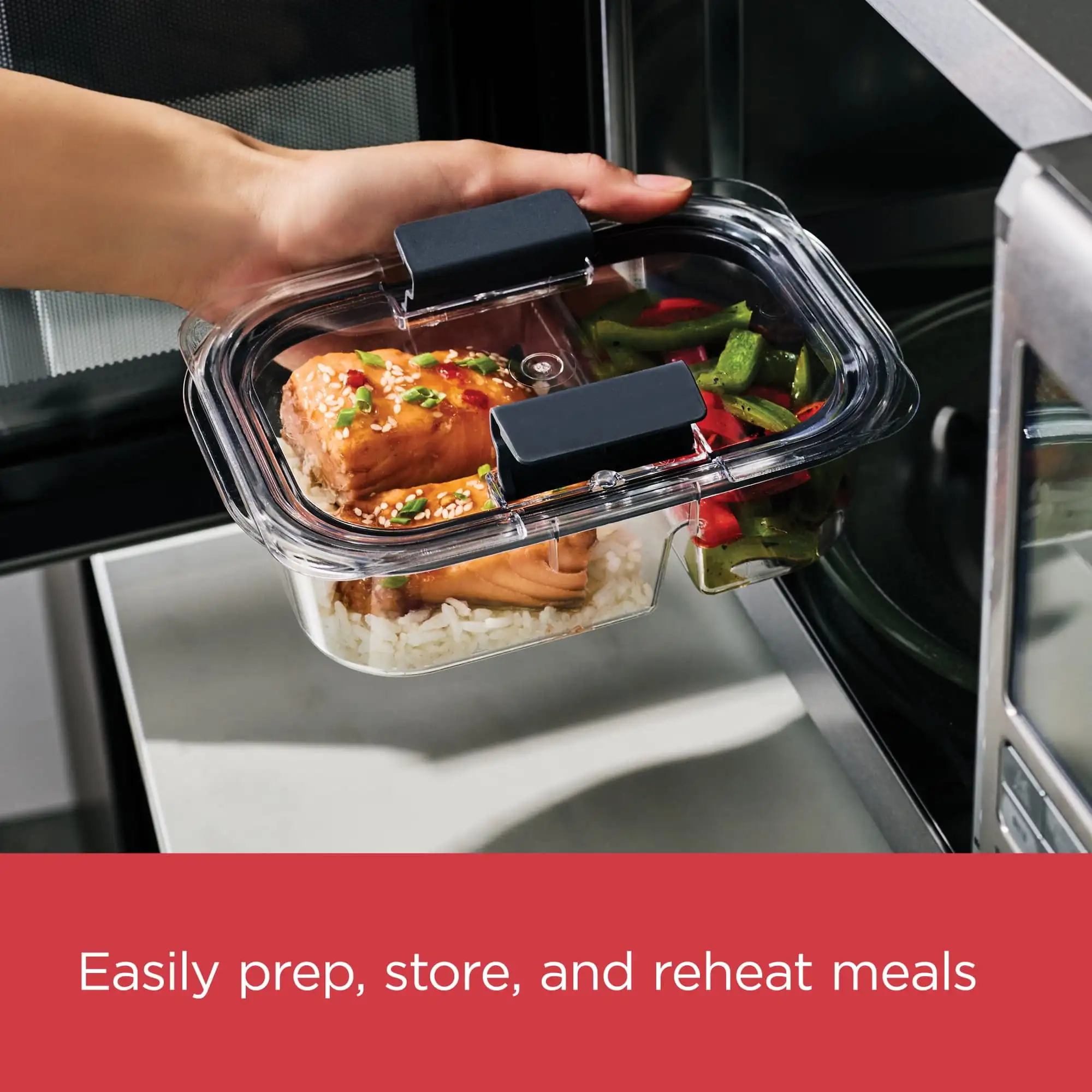 

3.2 Cup Tritan Stain-Proof Food Storage Container, Set of 2, Well Suited to Refrigerator Organization