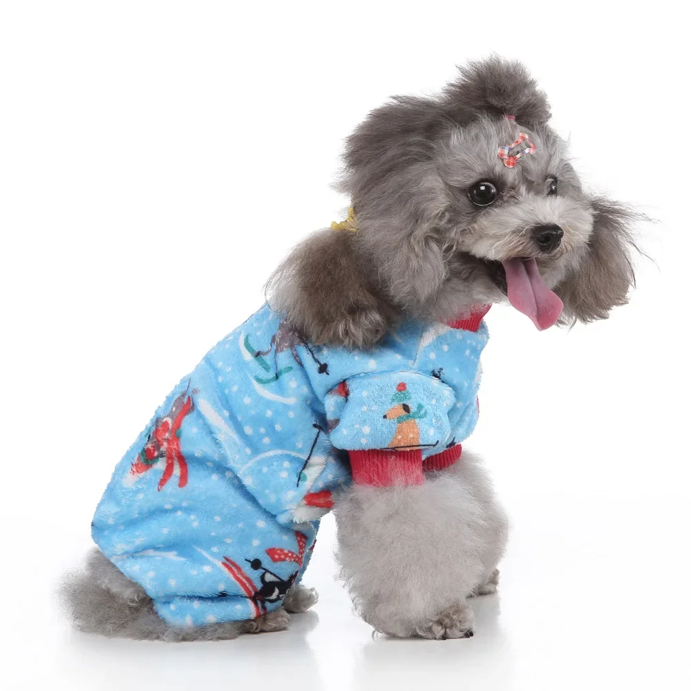 MEIQIPETBABY Halloween Pet Clothes Christmas Personality Pet Costumes Dog Quads Autumn Pajamas