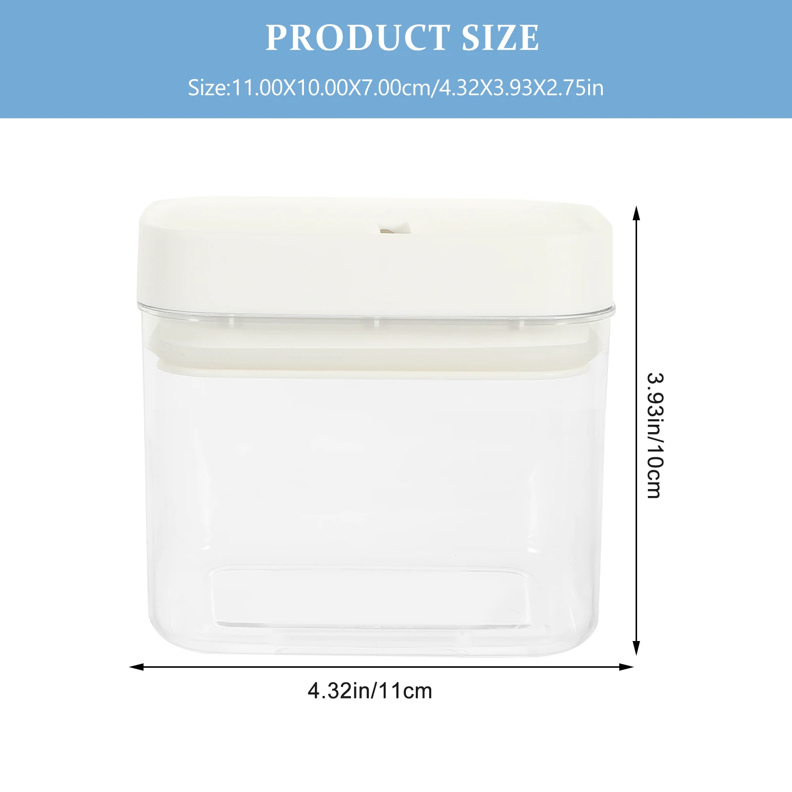 

Airtight Food Storage Bpa Free Safe Cereal Box Transparent Container Kitchen Organizer Plastic Storage Box Sealed Cereal