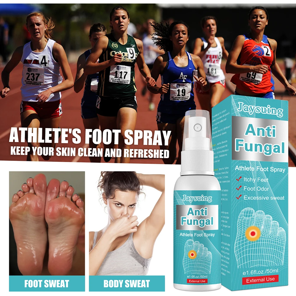 Anti Fungal Athlete Feet Spray Sterilize Infection Foot Toe Paronychia Treatment